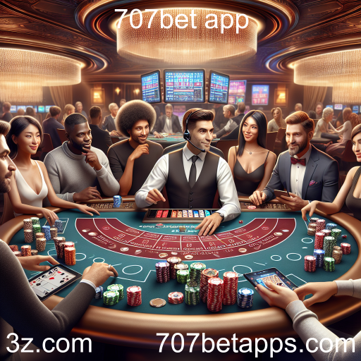 Explorando os Jogos Ao Vivo no 707bet App